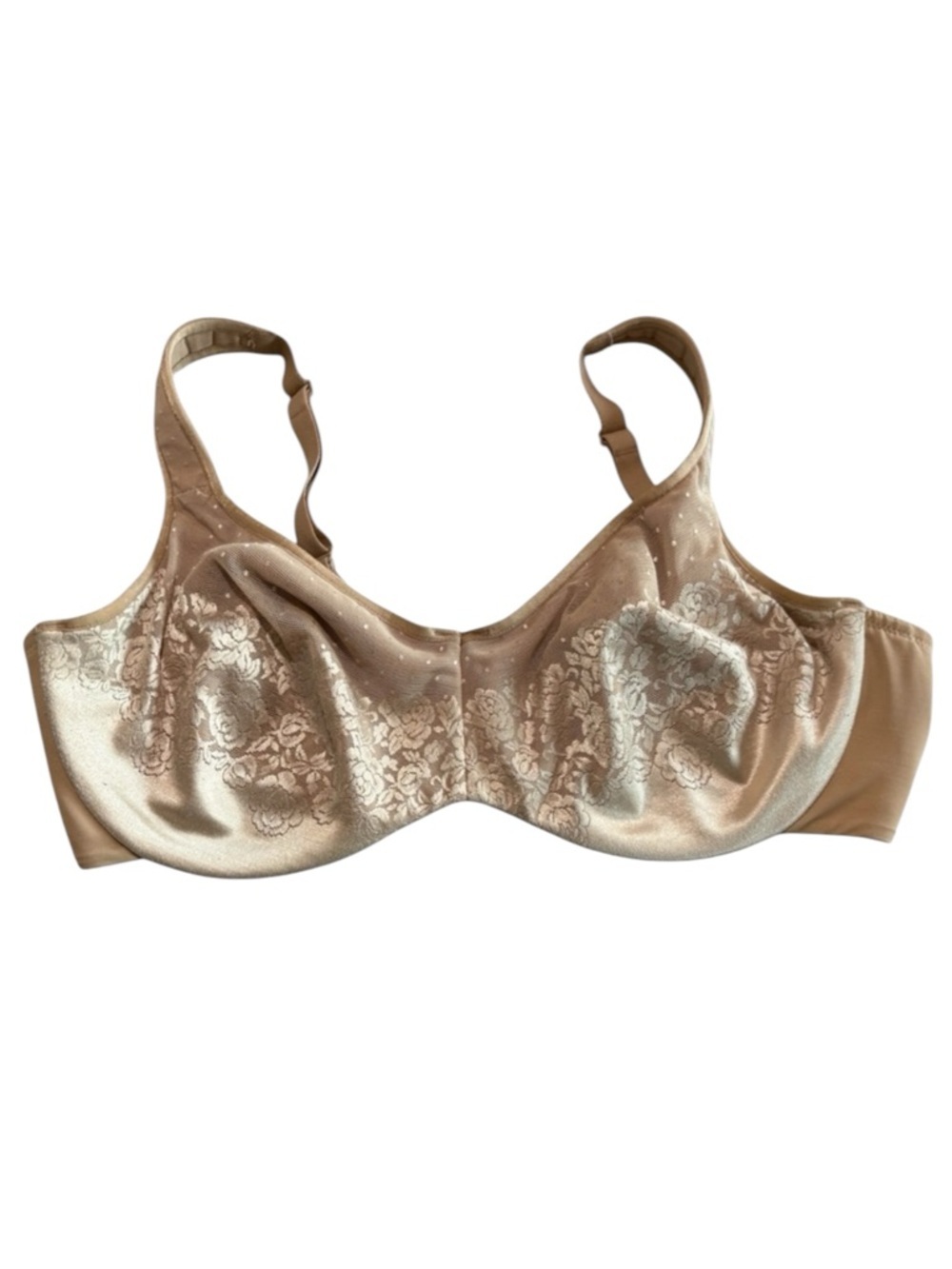 SOMA Floral Lace Underwire Bra in Natural Tan Size 38D — SO PRETTY!!!